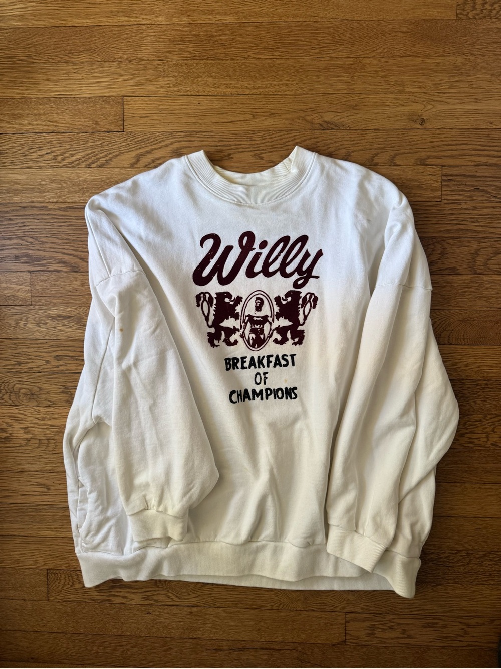 Willy Chavarria - Breakfast of Champions Crewneck Sweatshirt